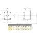 Запобіжник ETI M1UQU-N/200A/690V aR 50kA Запобіжник ETI M1UQU-N/200A/690V aR 50kA