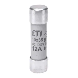 Запобіжник CH 10×38 gPV 12A 1000V (10kA) Запобіжник CH 10×38 gPV 12A 1000V (10kA)