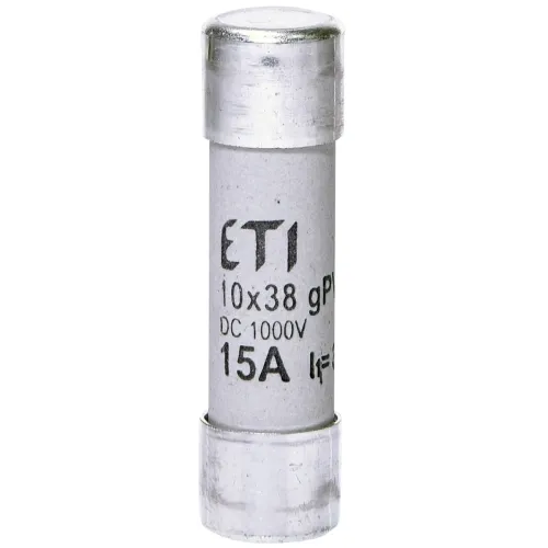 Запобіжник CH 10×38 gPV 15A 1500V (10kA) Запобіжник CH 10×38 gPV 15A 1500V (10kA)
