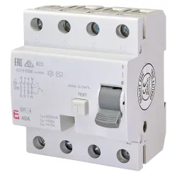 Диф. реле EFI-4 40/0,3 AС Диф. реле EFI-4 40/0,3 AС