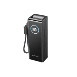 Павербанк EcoFlow RAPID Power Bank з кабелями 25000mAh чорний Павербанк EcoFlow RAPID Power Bank з кабелями 25000mAh чорний