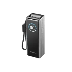 Павербанк EcoFlow RAPID Power Bank з кабелями 25000mAh сріблястий Павербанк EcoFlow RAPID Power Bank з кабелями 25000mAh сріблястий
