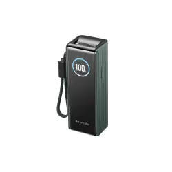 Павербанк EcoFlow RAPID Power Bank з кабелями 25000mAh зелений Павербанк EcoFlow RAPID Power Bank з кабелями 25000mAh зелений