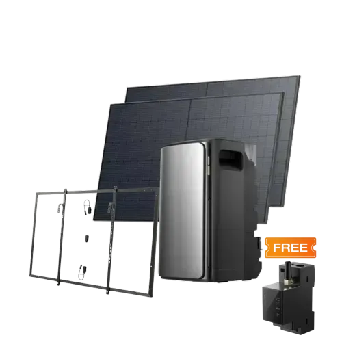 Комплект EcoFlow STREAM ULTRA/Solar Panel 2*400 з кріпленнями Balcony Hook Kit/Розумний лічильник Smart Meter Комплект EcoFlow STREAM ULTRA/Solar Panel 2*400 з кріпленнями Balcony Hook Kit/Розумний лічильник Smart Meter