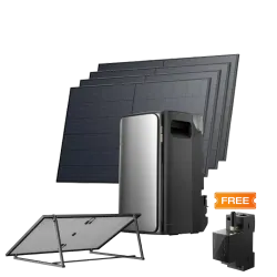 Комплект EcoFlow STREAM ULTRA/Solar Panel 4*400/Регульований кронштейн для сонячних панелей/Розумний лічильник Smart Meter