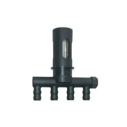 Liquid Container Bottom Outlet 4-Way Tube Fitting Kit (incl. Filter) (14-006-00030) Liquid Container Bottom Outlet 4-Way Tube Fitting Kit (incl. Filter) (14-006-00030)