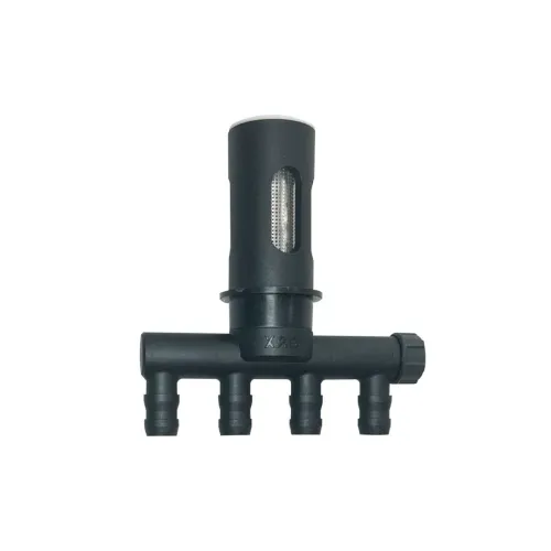 Liquid Container Bottom Outlet 4-Way Tube Fitting Kit (incl. Filter) (14-006-00030) Liquid Container Bottom Outlet 4-Way Tube Fitting Kit (incl. Filter) (14-006-00030)