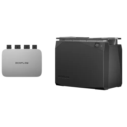 Комплект EcoFlow PowerStream - мікроінвертор 800W+ Power Kit Battery 2kWh Комплект EcoFlow PowerStream - мікроінвертор 800W+ Power Kit Battery 2kWh