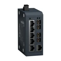 КОМУТАТОР НЕКЕРОВАНИЙ Modicon,6TX/2FX-MM
