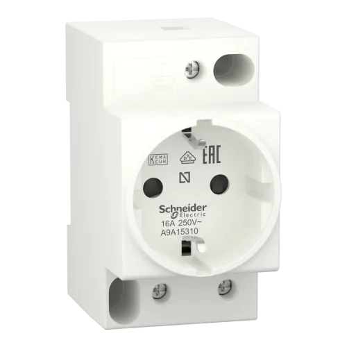 РОЗЕТКА МОДУЛЬНА 2Р+Е 16А ГЕРМ. СТАНД