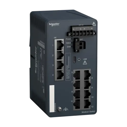 Комутатор керований Modicon 8TX/4GE-TX Комутатор керований Modicon 8TX/4GE-TX