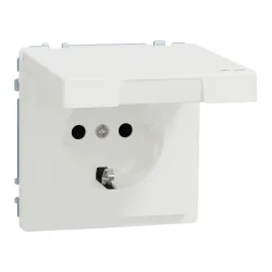 Роз кр IP44 заз шт 16А SysD мат біл Роз кр IP44 заз шт 16А SysD мат біл