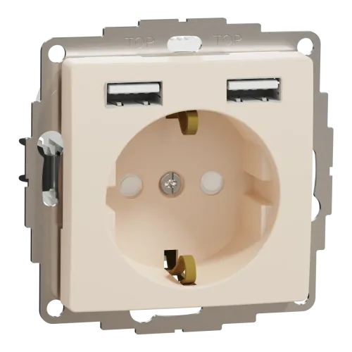 Роз з/з +USB Бежевий Sedna Design