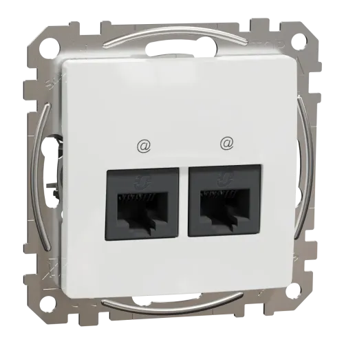 Под роз RJ45 CAT6 UTP Біл Sedna Design