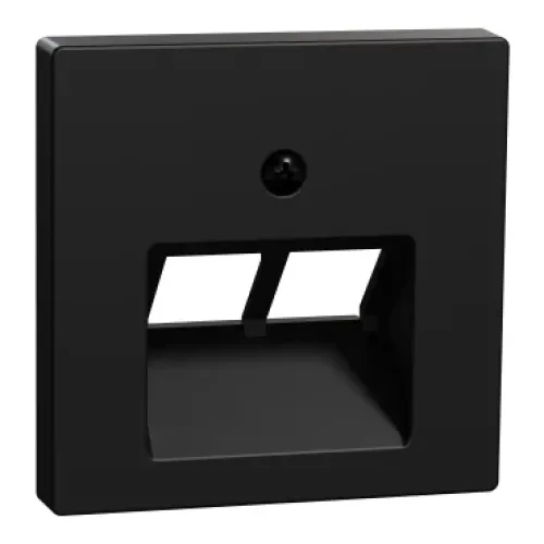 Накладка розетки 2хRJ45 SysM чорн мат Накладка розетки 2хRJ45 SysM чорн мат