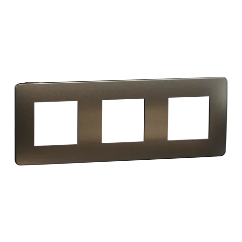 Рамка 3-пост. Матовий нікель/антрацит Рамка 3-пост. Матовий нікель/антрацит