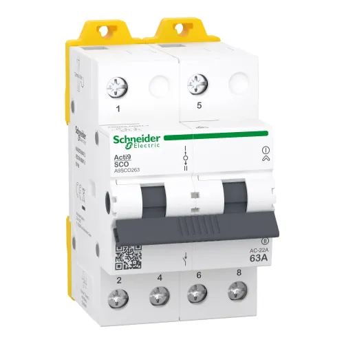 Перемикач 1-0-2 iSSW Acti9 2P 63A 415В Перемикач 1-0-2 iSSW Acti9 2P 63A 415В