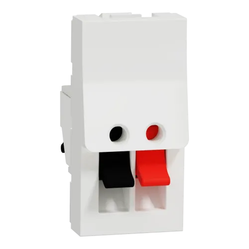 Аудіорозетка 1 модуля біл Аудіорозетка 1 модуля біл