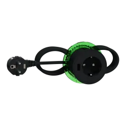 БЛОК РОЗЕТ. (2К+З)+USB тип А АНТРАЦИТ БЛОК РОЗЕТ. (2К+З)+USB тип А АНТРАЦИТ