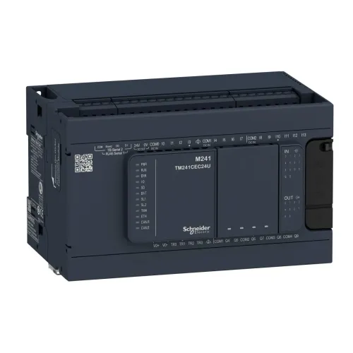 ПЛК M241 24 ВХ/ВИХ РЕЛЕ 2RS485 ПЛК M241 24 ВХ/ВИХ РЕЛЕ 2RS485