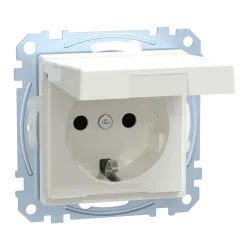 Роз кр IP44 заз шт 16А SysM п-біл гл Роз кр IP44 заз шт 16А SysM п-біл гл