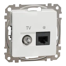 RJ45 CAT6 UTP -TV інд Білий Sedna Design RJ45 CAT6 UTP -TV інд Білий Sedna Design