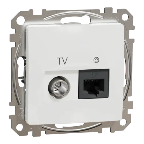 RJ45 CAT6 UTP -TV інд Білий Sedna Design RJ45 CAT6 UTP -TV інд Білий Sedna Design