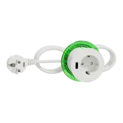 БЛОК РОЗЕТ. (2К+З)+USB тип А БІЛИЙ БЛОК РОЗЕТ. (2К+З)+USB тип А БІЛИЙ