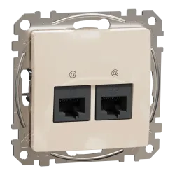 Под роз RJ45 CAT6 UTP Беж Sedna Design Под роз RJ45 CAT6 UTP Беж Sedna Design