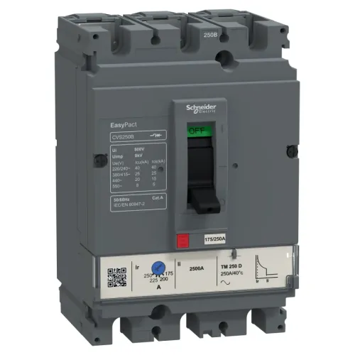 АВТ.ВИМИКАЧ EASYPACT CVS250B TM250D 3P3D АВТ.ВИМИКАЧ EASYPACT CVS250B TM250D 3P3D