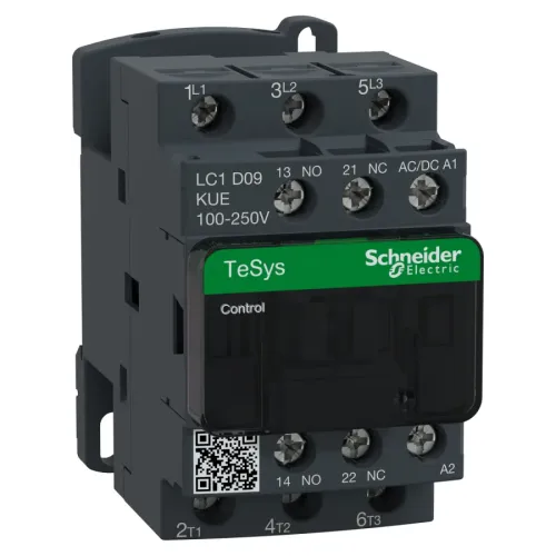 КОНТАКТОР TESYS GREEN D09 100-250 AC/DC КОНТАКТОР TESYS GREEN D09 100-250 AC/DC