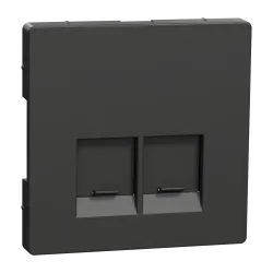 Накл пилозах шт 2хRJ45 SysD aнтрацит