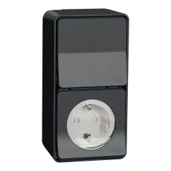 БЛОК РОЗ + ПЕРЕМ З/М вертик, ЧОР, IP55 БЛОК РОЗ + ПЕРЕМ З/М вертик, ЧОР, IP55