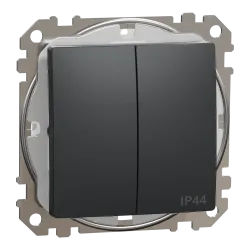 Двокл вим IP44 Чорний Sedna Design Двокл вим IP44 Чорний Sedna Design