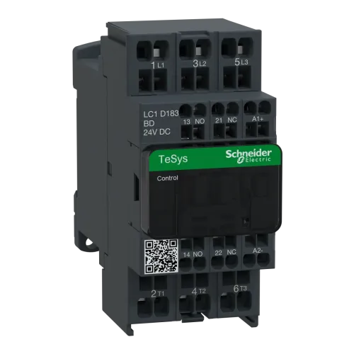КОНТАКТОР TESYS D 3Р,18A,=24В ПРУЖ. КОНТАКТОР TESYS D 3Р,18A,=24В ПРУЖ.