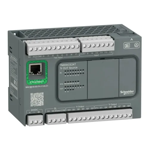 ПЛК M200 24ВХ/ВИХ,=24В, 14/10 ТР.PNP,Eth ПЛК M200 24ВХ/ВИХ,=24В, 14/10 ТР.PNP,Eth