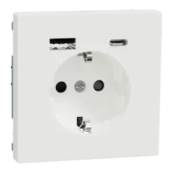 Роз заз шт USB A+C 16А SysD мат біл