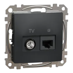 RJ45 CAT6 UTP -TV інд Чорн Sedna Design RJ45 CAT6 UTP -TV інд Чорн Sedna Design