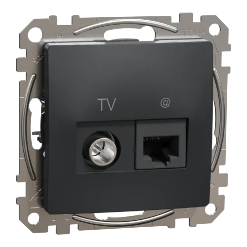 RJ45 CAT6 UTP -TV інд Чорн Sedna Design RJ45 CAT6 UTP -TV інд Чорн Sedna Design