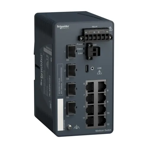 Modicon КОМУТАТОР КЕРОВАНИЙ 8TX/4GE SFP Modicon КОМУТАТОР КЕРОВАНИЙ 8TX/4GE SFP