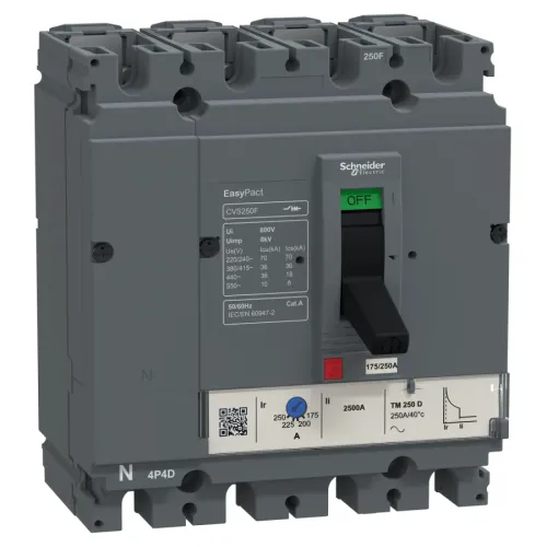 АВТ.ВИМИКАЧ EASYPACT CVS250F TM250D 4P4D АВТ.ВИМИКАЧ EASYPACT CVS250F TM250D 4P4D