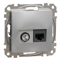 RJ45 CAT6 UTP -TV інд Алюм Sedna Design RJ45 CAT6 UTP -TV інд Алюм Sedna Design