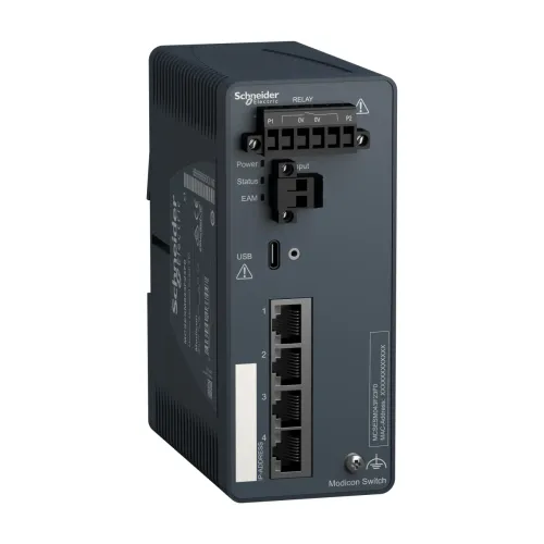 Modicon КОМУТАТОР КЕРОВАНИЙ 4TX Modicon КОМУТАТОР КЕРОВАНИЙ 4TX