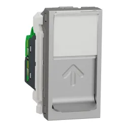 Роз. комп RJ45, один. кат.5 UTP, 1м алюм Роз. комп RJ45, один. кат.5 UTP, 1м алюм