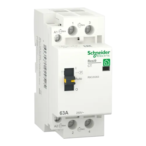 КОНТАКТОР RESI9 1P+N 63A 2NO ~230В/50Гц