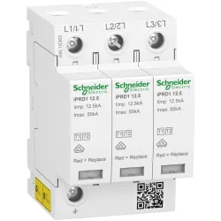 ОБМЕЖ.ПЕРЕН.iPRD1 12.5r 3P 50kA Тип 1+2 ОБМЕЖ.ПЕРЕН.iPRD1 12.5r 3P 50kA Тип 1+2
