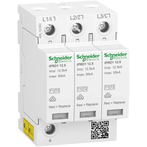 ОБМЕЖ.ПЕРЕН.iPRD1 12.5r 3P 50kA Тип 1+2