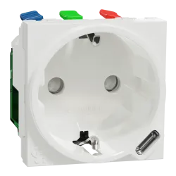 Unica New Сил.роз + USB-С 10,5Вт 2М біла