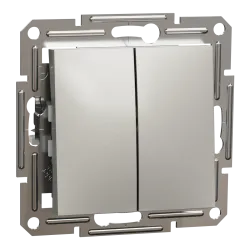 ВИМИКАЧ ДВОКЛАВ САМОЗАЖ ASFORA БРОНЗА ВИМИКАЧ ДВОКЛАВ САМОЗАЖ ASFORA БРОНЗА