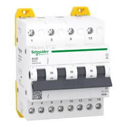 Перемикач 1-0-2 iSSW Acti9 4P 40A 415В Перемикач 1-0-2 iSSW Acti9 4P 40A 415В